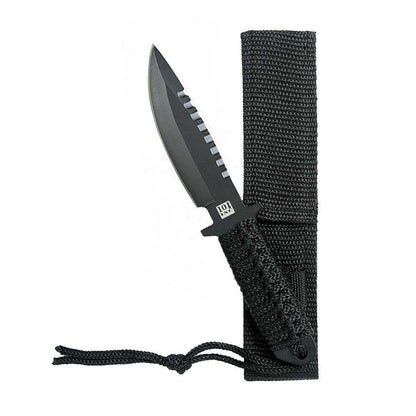 Combat mes met zwart handvat, productfoto