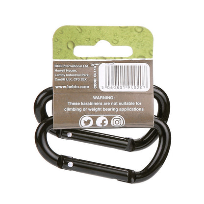 Karabijnhaken 8 mm - 2 stuks
